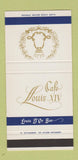 Matchbook Cover - Cafe Louis XIV New York City 30 Strike