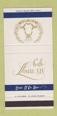 Matchbook Cover - Cafe Louis XIV New York City 30 Strike