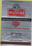Matchbook Cover - Monitor Motor Controls Baltimore MD 40 Strike