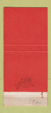 Matchbook Cover - Tony's Restaurant Morgantown WV WEAR 30 Strike