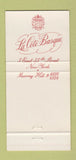 Matchbook Cover - La Cote Basque New York City WEAR 30 Strike