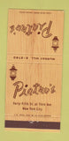 Matchbook Cover - Pietro's New York City 30 Strike