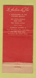 Matchbook Cover - Rosemarie de Paris restaurant New York City WEAR 30 Stick