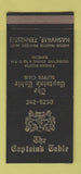 Matchbook Cover - Captain's Table Supper Club Nashville TN 30 Strike