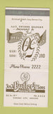 Matchbook Cover - Jos A Butler's Funeral Home Kansas City KS 1955 30 Strike