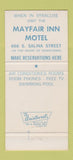 Matchbook Cover - Country Squire Motel Utica NY 30 Strike