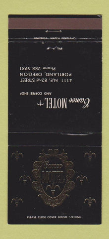 Matchbook Cover - Cameo Motel Portland OR 30 Strike