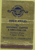 Matchbook Cover - National Copper Smelting Cleveland OH 40 Strike