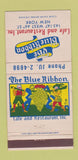 Matchbook Cover - The Blue Ribbon Cafe New York City 30 Strike