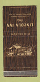 Matchbook Cover - Lincoln Inn Rockville Centre LI NY WEAR 30 Strike