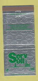 Matchbook Cover - Serv Oil Tubular Goods pipe New Orleans LA 30 Strike