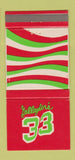 Matchbook Cover - Gallagher's 33 New York City 30 Strike