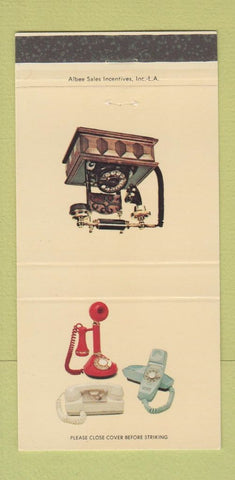 Matchbook Cover - Decorator Telephone GTE General Telephone 30 Strike