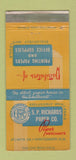 Matchbook Cover - SP Richards Paper Atlanta GA Montgomery AL WORN 30 Strike