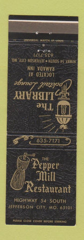 Matchbook Cover - Pepper Mill Restaurant Jefferson City MO