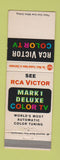 Matchbook Cover - RCA Color TV