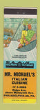 Matchbook Cover - Mr Michael's Italian Restaurant Philadelphia PA
