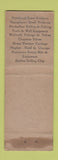 Matchbook Cover - General Machine Tool Wichita KS oil well WEAR