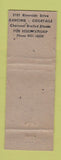 Matchbook Cover - Paddock Club WEAR