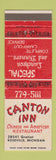 Matchbook Cover - Canton Inn Chinese Roseville MI