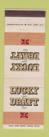 Matchbook Cover - Lucky Draft Beer