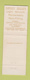 Matchbook Cover - Lucky Draft Beer