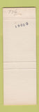 Matchbook Cover - Garner Lumber KY