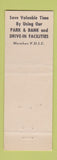 Matchbook Cover - Temple National Bank TX WEAR