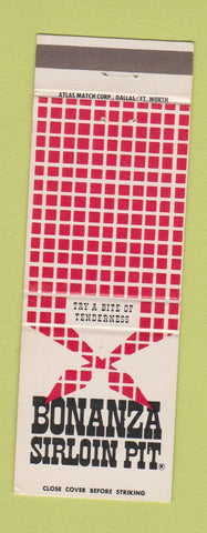 Matchbook Cover - Bonanza Sirloin Pit Magnolia Cherry Hill NJ Norristown PA