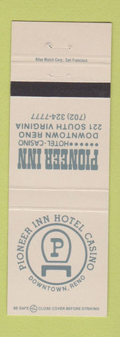 Matchbook Cover - Pioneer Inn Reno NV
