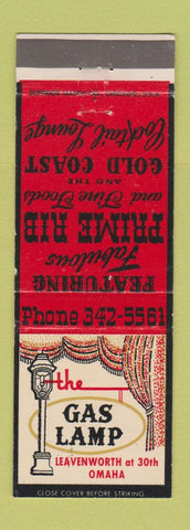 Matchbook Cover - Gas Lamp Omaha NE