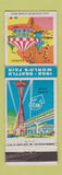 Matchbook Cover - 1962 World's Fair Seattle Space Needle Gateway