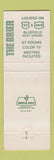 Matchbook Cover - The Brier Motel Bluefield WV