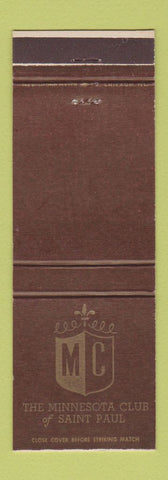 Matchbook Cover - Minnesota Club of St Paul MN