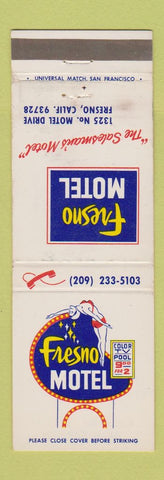 Matchbook Cover - Fresno Motel CA girlie WEAR