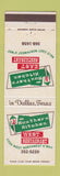 Matchbook Cover - Southern Kitchen Dallas TX