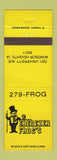 Matchbook Cover - Ebenezer Frog's Windsor Heights IA