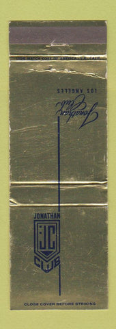 Matchbook Cover - Jonathan Club Los Angeles CA WEAR