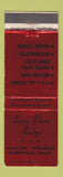 Matchbook Cover - Lazy River Lodge Kernville CA