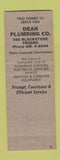 Matchbook Cover - Dean Plumbing Selma CA