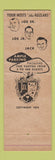 Matchbook Cover - Jax Restaurant Minneapolis MN