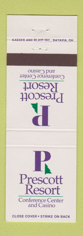 Matchbook Cover - Prescott Resort Casino