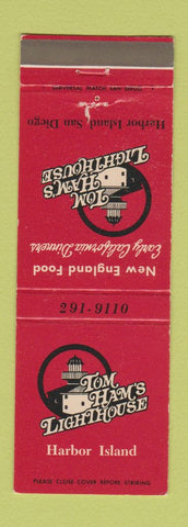 Matchbook Cover - Tom Ham Lighthouse San Diego CA