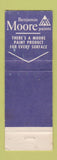 Matchbook Cover - Benjamin Moore Paint Wray Colorado lumber WORN