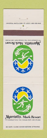 Matchbook Cover - Marriott's Mark Resort Vail Colorado