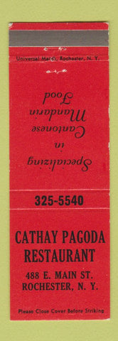 Matchbook Cover - Cathay Pagoda Restaurant Rochester NY Chinese