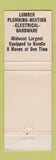 Matchbook Cover - Schuette's Building Center Wausau WI