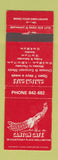 Matchbook Cover - Canton Cafe Chinese Wellington New Zealand