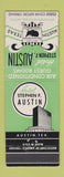 Matchbook Cover - Hotel Stephen F Austin Austin TX