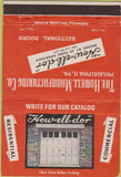 Matchbook Cover - Howell Manufacturing Doors Philadelphia PA 40 Strike